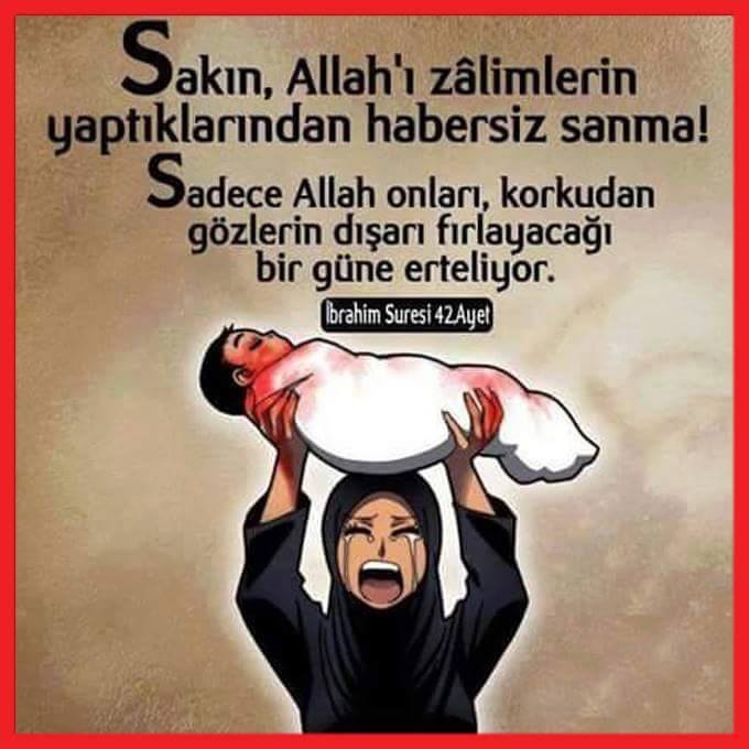 Sakın Allah'ı Zalimlerin Yaptığından Habersiz Sanma
