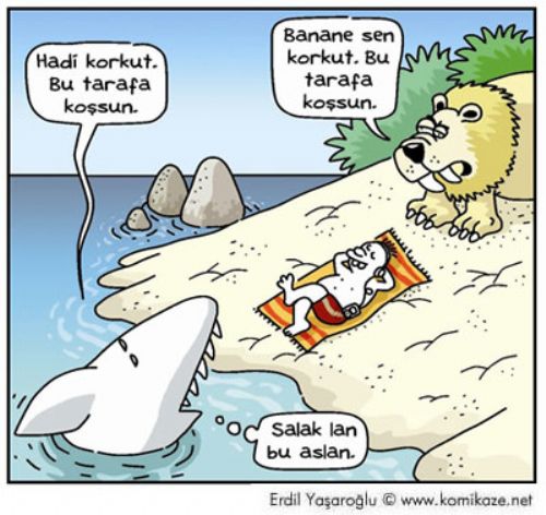 Birbirinden komik karikatürler