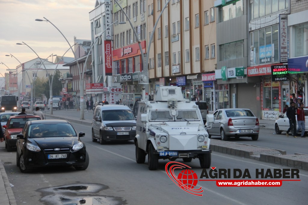 Ağrı'da Kobani Protestosu