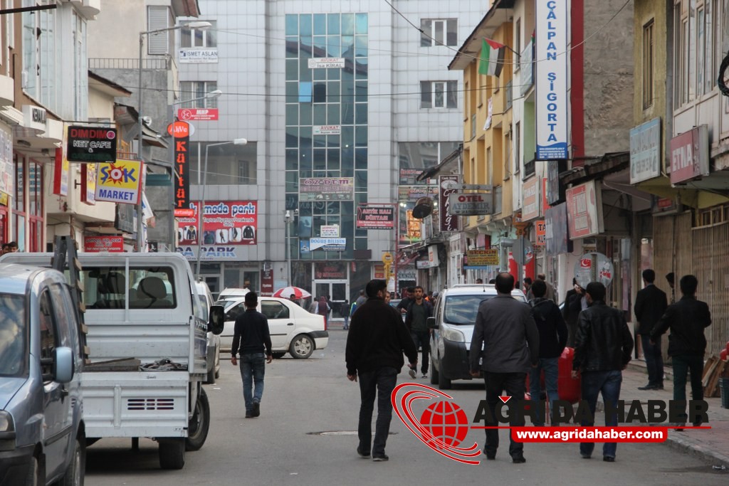 Ağrı'da Kobani Protestosu