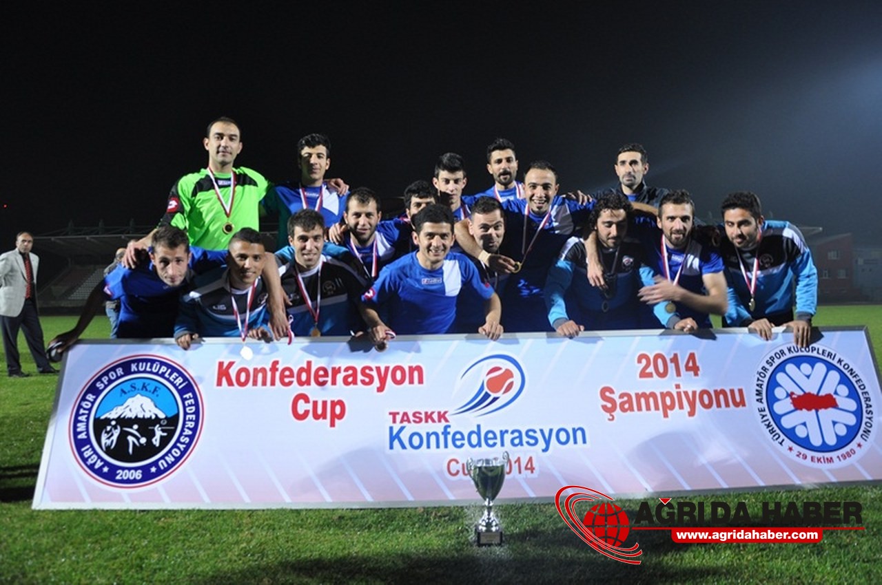 Konfederasyon Kupası Ağrı Gençlerbirliği Spor'un Oldu