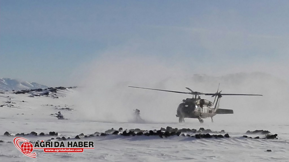 Ağrı Tendürek'te PKK Darbe 2 Mağara Dolusu Mühimmat İmha Edildi