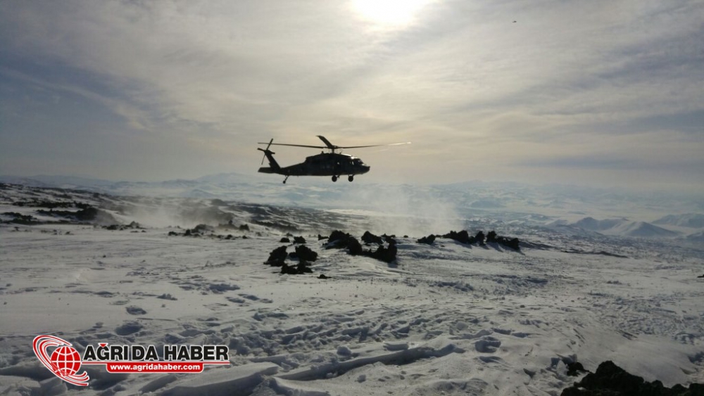 Ağrı Tendürek'te PKK Darbe 2 Mağara Dolusu Mühimmat İmha Edildi