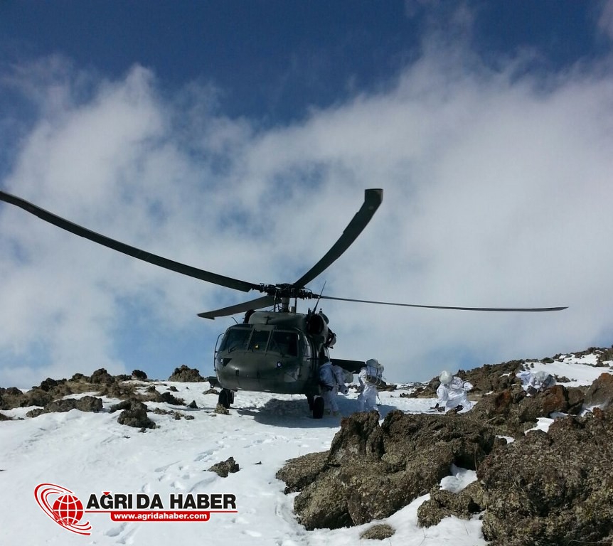 Ağrı Tendürek'te PKK Darbe 2 Mağara Dolusu Mühimmat İmha Edildi