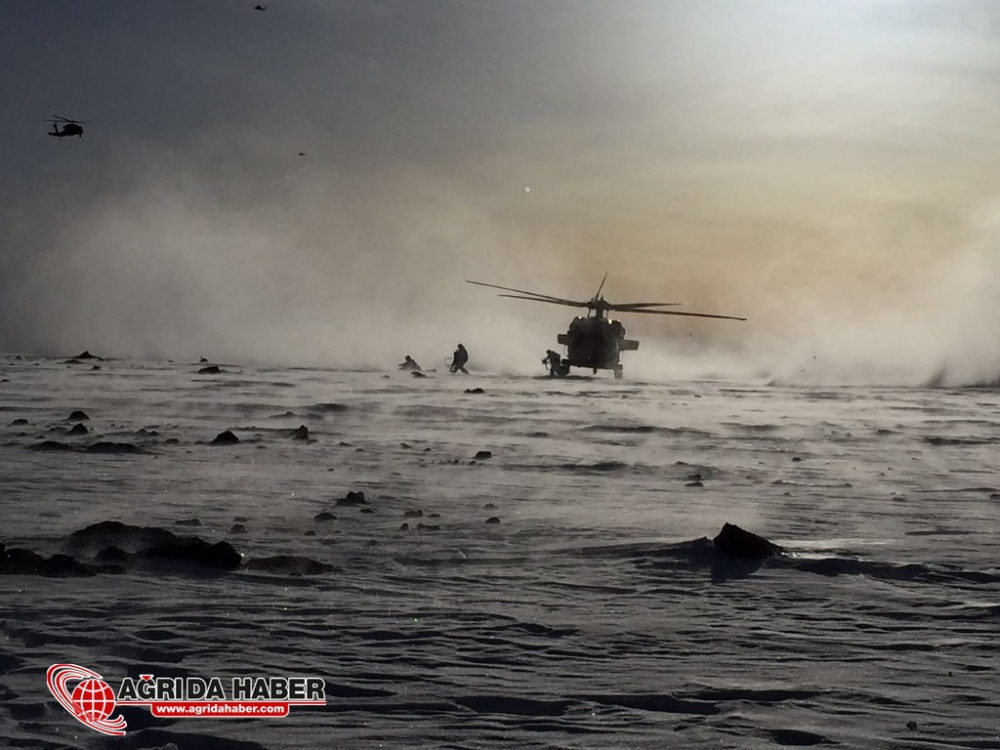 Ağrı Tendürek'te PKK Darbe 2 Mağara Dolusu Mühimmat İmha Edildi