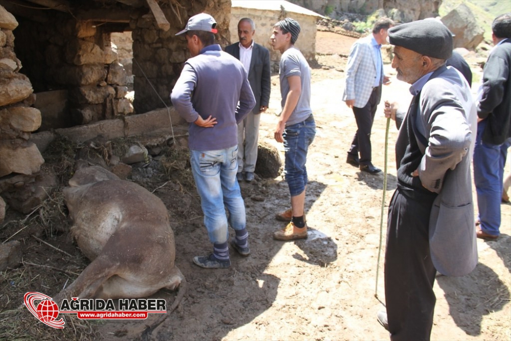 Ağrı'nın Hamur İlçesinde Yaşanan Sel Sonrası İlk Kareler