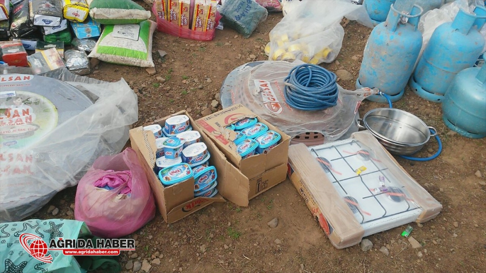 Ağrı'da PKK Cephaneliği Ele Geçirildi