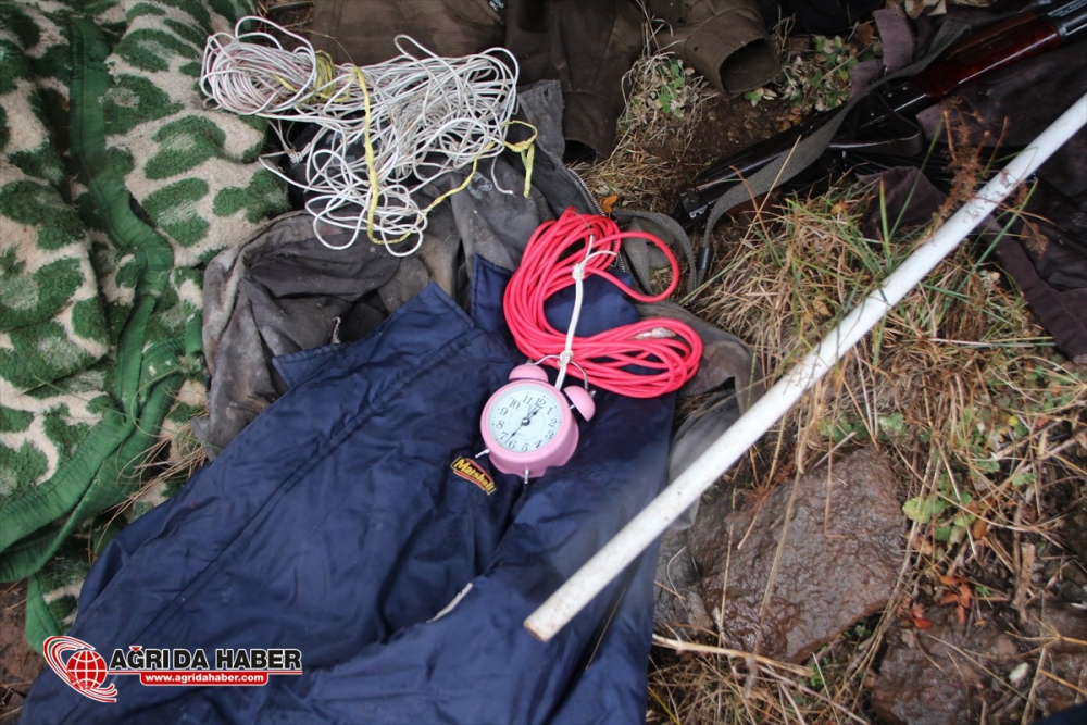 Ağrı'da PKK Cephaneliği Ele Geçirildi