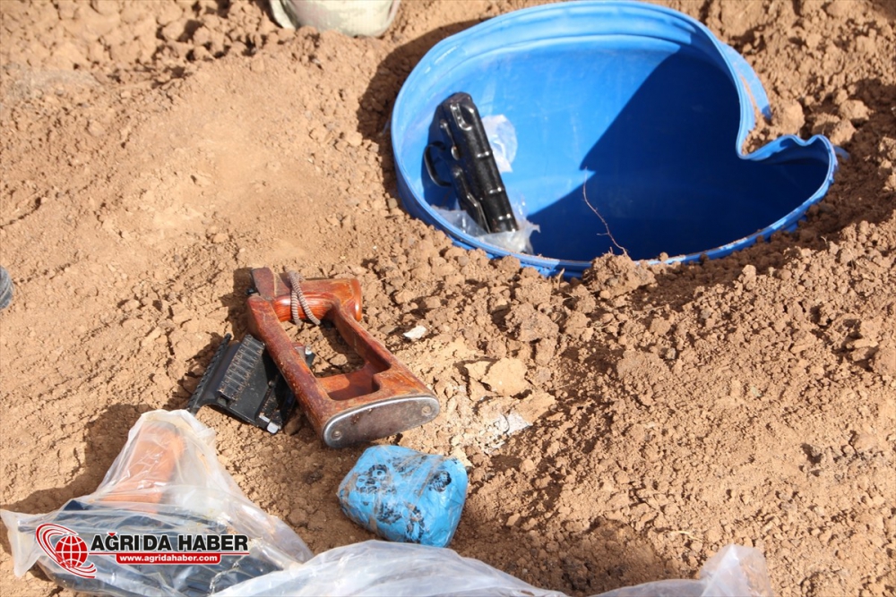 Ağrı'da PKK Cephaneliği Ele Geçirildi