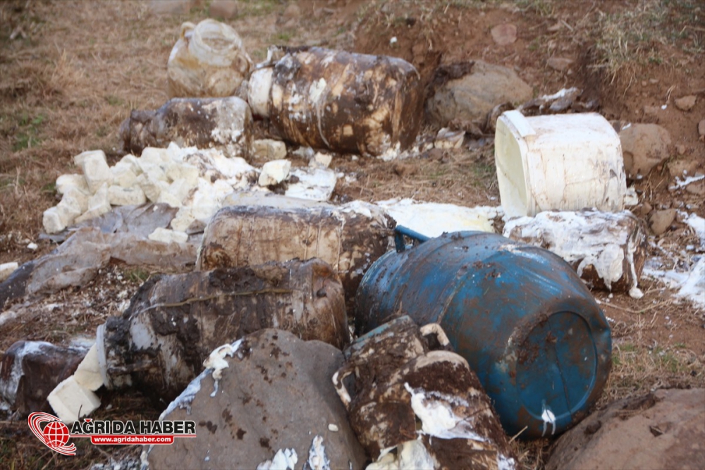 Ağrı'da PKK Cephaneliği Ele Geçirildi