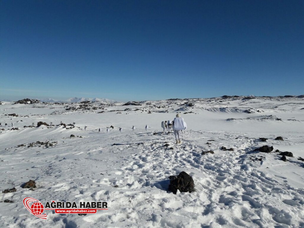 Tendürek'te operasyon 15 Mağara İmha Edildi