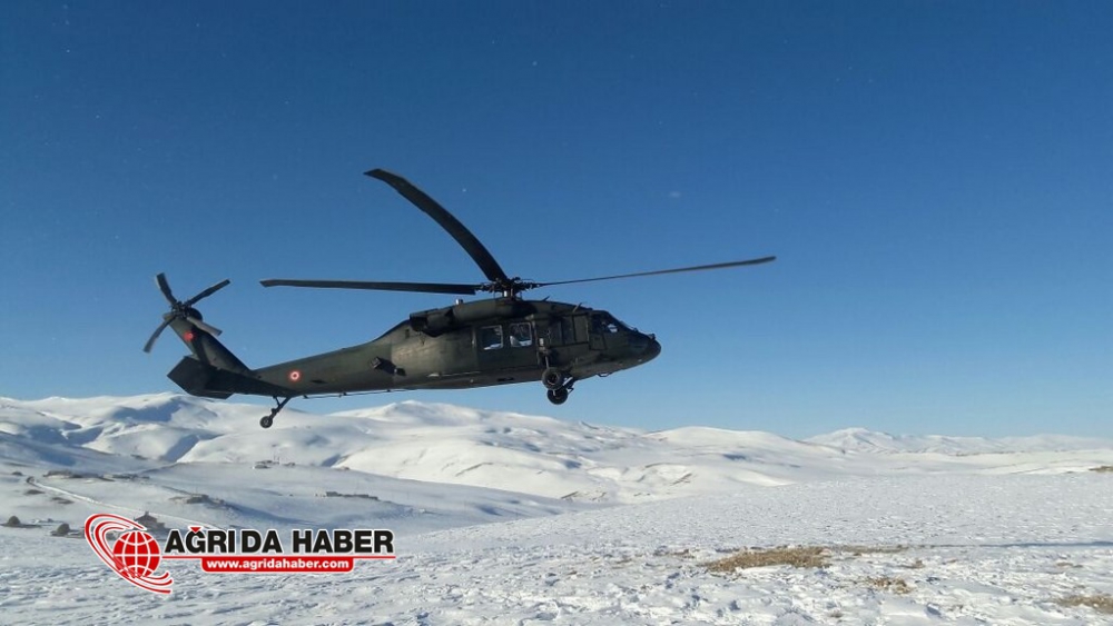 Tendürek'te operasyon 15 Mağara İmha Edildi