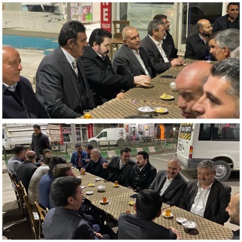 Savcı Sayan, AK Parti MKYK Üyesi Burhan Kayatürk Taşlıçay'da