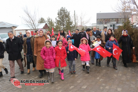 Ağrı'dan Afrin'e Gidecek olan PÖH'lere Uğurlama