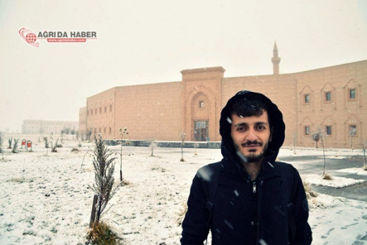 Ağrı Kar Yağışı Manzara Resimleri