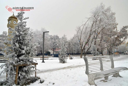 Ağrı'da Eksi 21 Derecede Kış Manzaraları