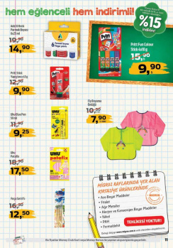 Migros 1-12 Eylül Okul Ürünleri İndirim Kampanyası Kataloğu
