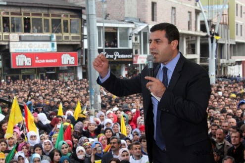 BDP Genel Başkanı Demirtaş Ağrı'da