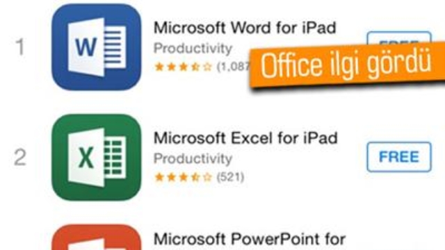 Microsoft, App Store'da Zirveye Oturdu