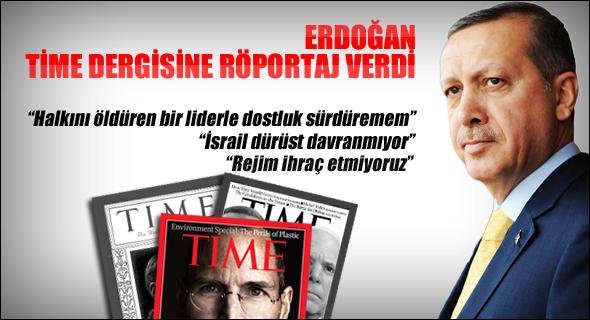 Erdoğan Time dergisine konuştu