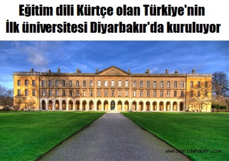 Kürtçe eğitim veren üniversite geliyor: Amed!