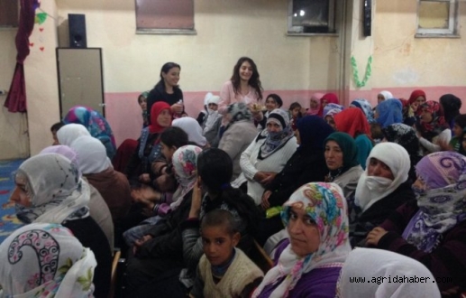 Ağrıda Annelere Sağlık Eğitimi