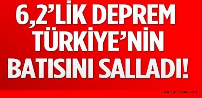 Flaş! İstanbul'da Deprem Oldu