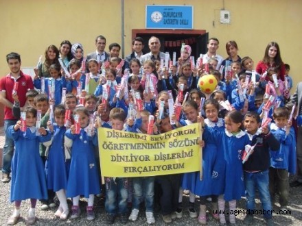 Öğretmen Adaylarından Minik Öğrencilere Hediye