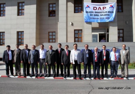 DAP Bölgesi Üniversiteler Birliği Üst Kurul Toplantısı Ağrı'da Yapıldı