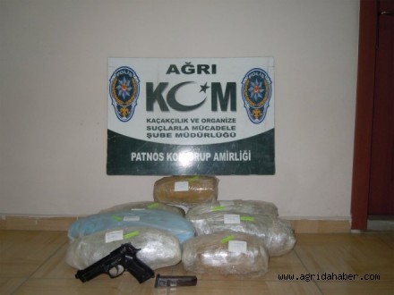 Ağrı'da Uyuşturucu Madde Tacirlerine Darbe