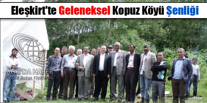 Eleşkirtte Geleneksel Kopuz Köyü Şenliği