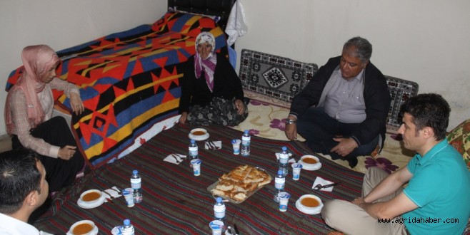 VALİ TEKİNARSLAN, 80 YAŞINDAKİ FATMA NENE'NİN MİSAFİRİ OLDU