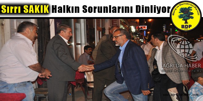 Ağrı Belediye Eş Başkanı Halkın Arasında