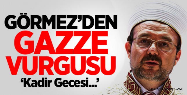 Kadir Gecenizi Gazzeye Ayırın