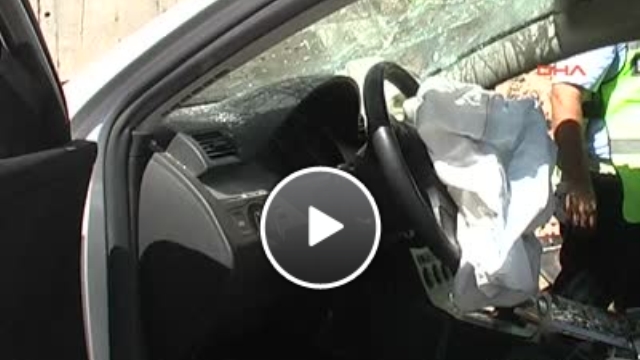 Konya'nın Ereğli ilçesinde otomobil Kazası