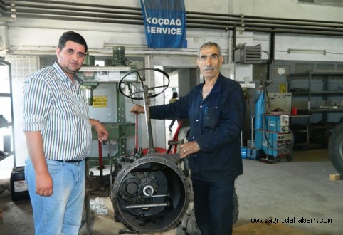 62 Yıllık Bir Tarihi Traktör Gün Yüzüne Çıkarılıyor