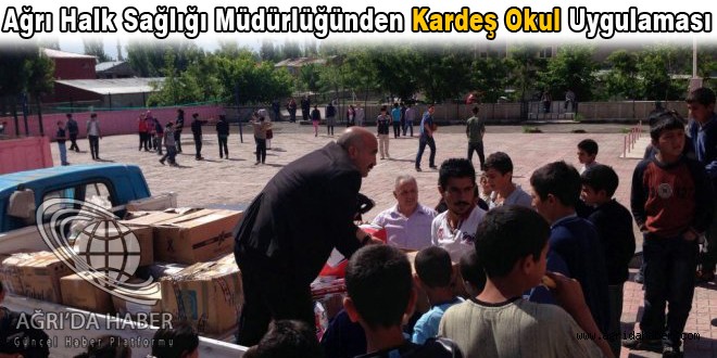 Ağrı Halk Sağlığı Müdürlüğünden Kardeş Okul Uygulaması