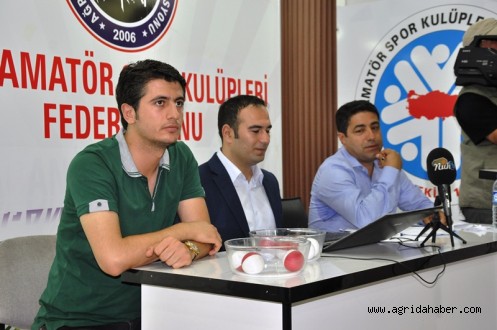 Ağrı'da  Amatör Lig Fikstürü Çekildi