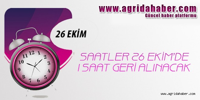 Bu Gece Saatler Geriye Alınıyor!