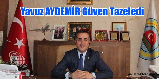 Ağrı Ziraat Odası Başkanı Aydemir Güven Tazeledi