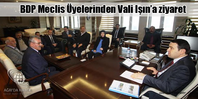 BDP Meclis Üyelerinden Vali Işın'a ziyaret