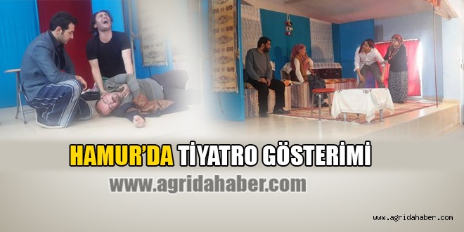 Hamur'da tiyatro gösterimi