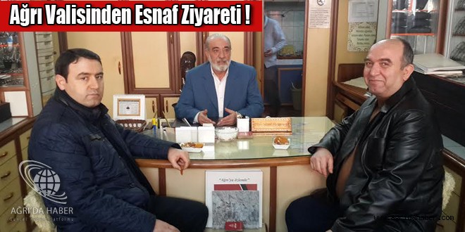 Vali Işın Esnafı Ziyaret Etti