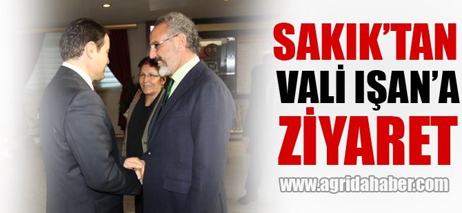 Belediye Başkanı Sakık'tan Vali Işın'a ziyaret