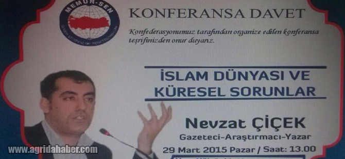 Nevzat ÇİÇEK Ağrı'ya Geliyor