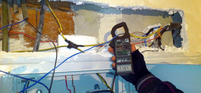 Manzaralı ve lüks dairelere bile kaçak elektrik çekilmiş