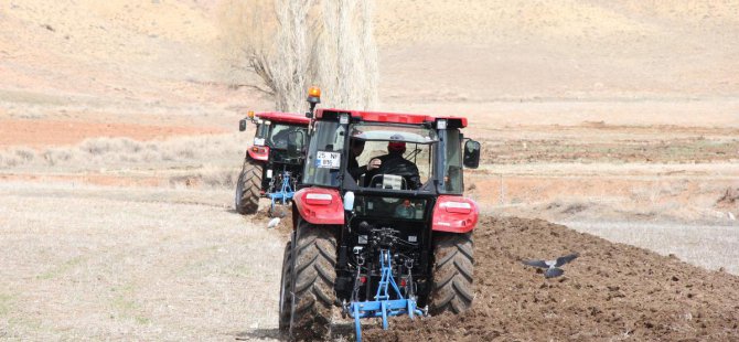 Narman'da tarla tatbikatı