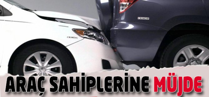 Araç Sürücülerine Büyük Müjde