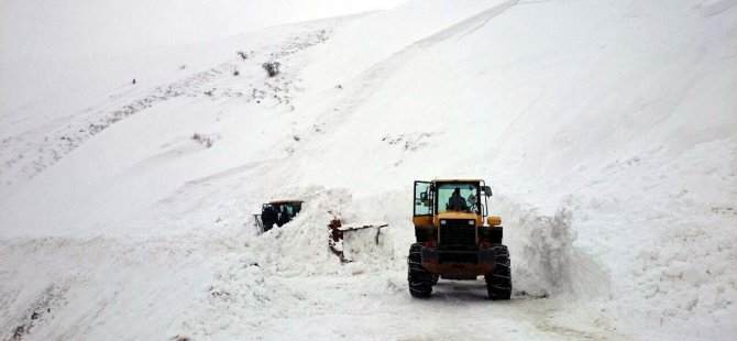 Malatya Büyükşehir Belediyesinin karla mücadele çalışmaları