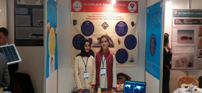 Alvarlıefe Anadolu Lisesi TÜBİTAK Bölge 3.'sü oldu